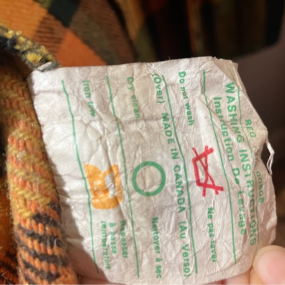 Vintage 1970s Wool Fall Plaid Shacket - Picture 9 of 12